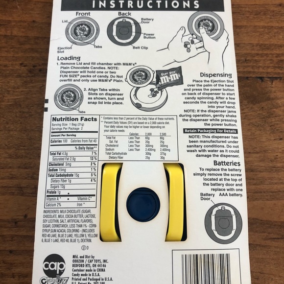 MAKE ME ON OFFER Millennium M&M candy despenser - Picture 3 of 4